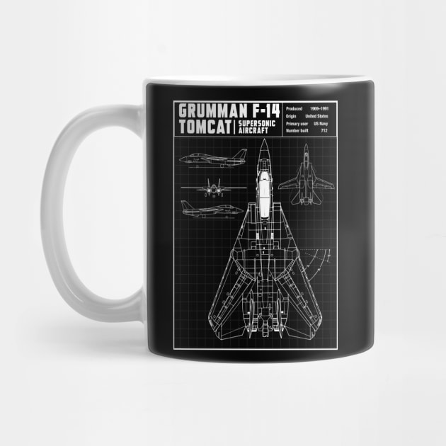 F14 TOMCAT DIAGRAM by theanomalius_merch